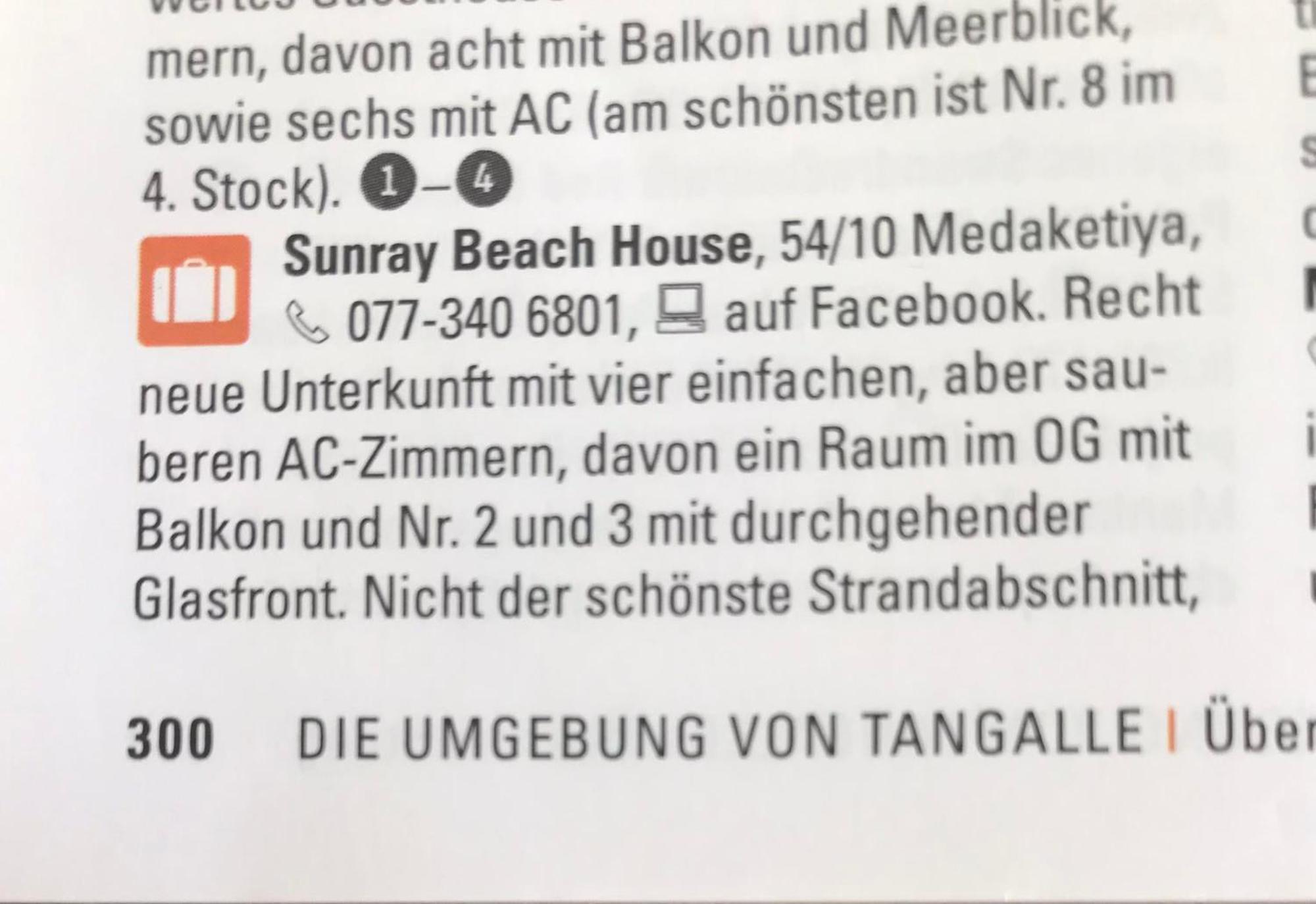 Sunray Beach House Tangalle Eksteriør billede